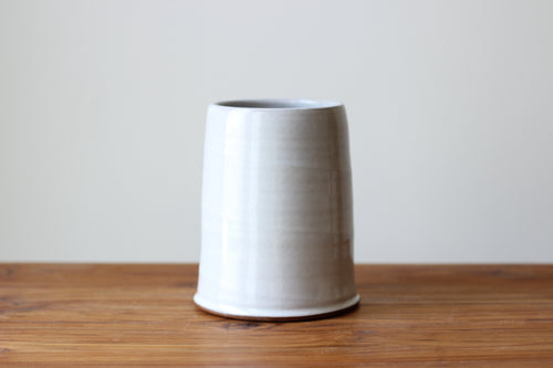 Utensil Crock in Stoneware White