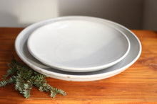 Platter in Stoneware White 14 inch diameter