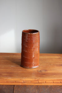 Tall Vase in Rust Belt 8 inch