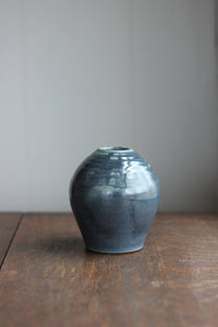 Bulb Shape Vase in Wellhouse Blue