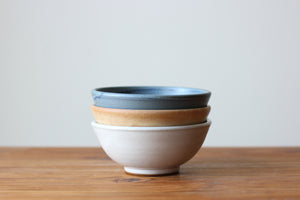 Ice Cream Bowls - Stoneware White