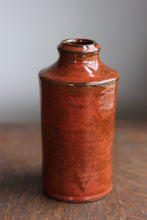 Bottle Vase in Rust Belt Red