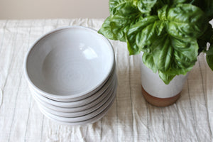 Ice Cream Bowls - Stoneware White